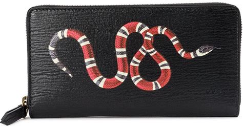 gucci.snake.wallet|Gucci kingsnake men's wallet.